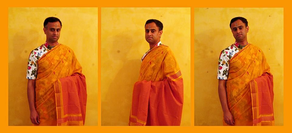 

Himanshu Verma has been wearing sarees for the last 12 years.