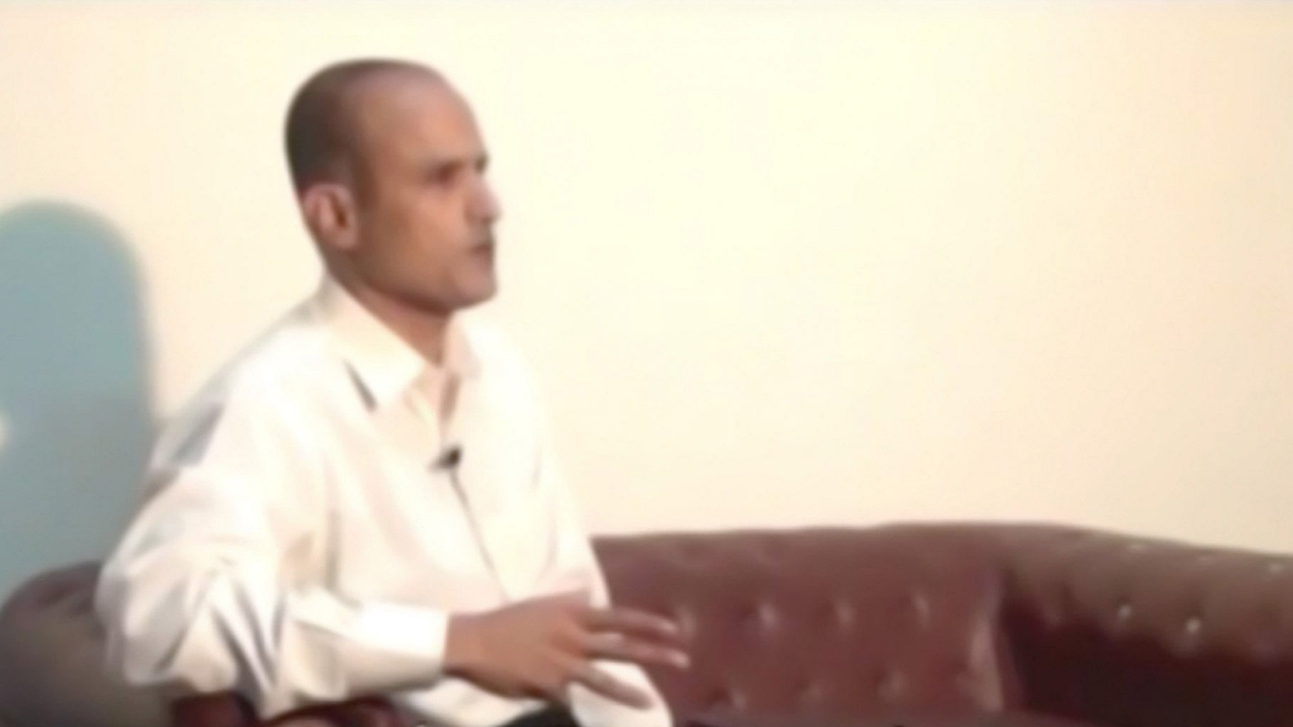 Kulbhushan Jadhav is shown to be a Commander in the Indian Navy in the video. (Photo: YouTube/DawnNews)