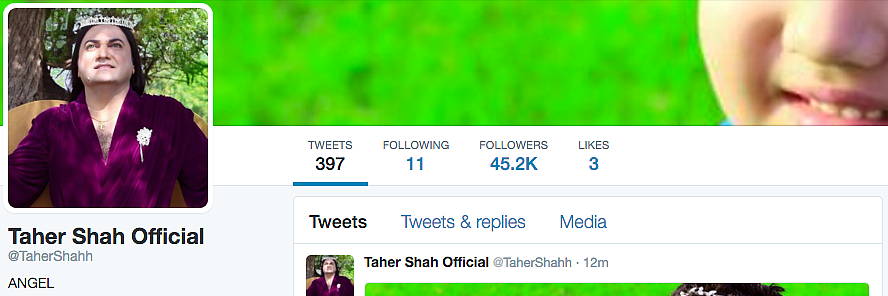 His Twitter bio reads ‘ANGEL’. And he tweets less, follows lesser and likes even lesser stuff.