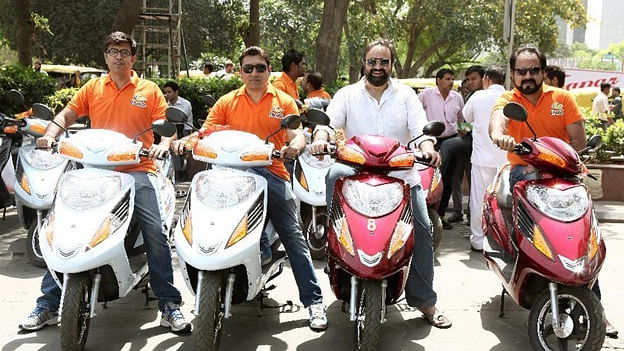 Promto’s electric bikes are being offered as taxis at a price of Rs 5/km.