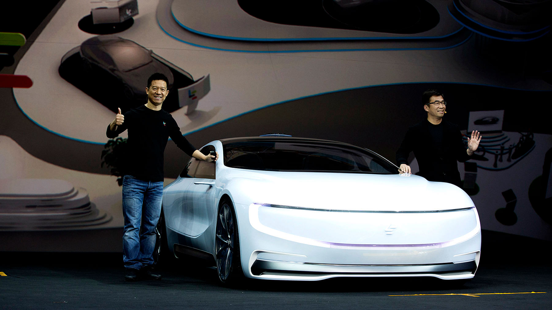 LeEco Super Car will be a D-Level electric car to rival Tesla’s Model 3. (Photo Courtesy: LeEco)