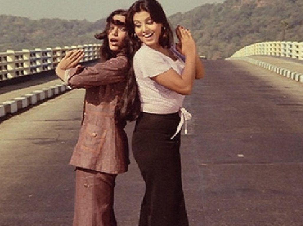 Neetu Singh in bell-bottoms.