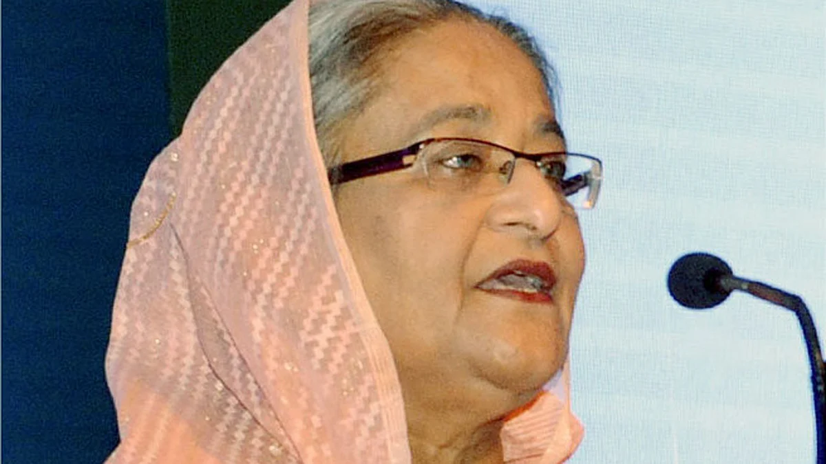 Bangladesh Prime Minister Sheikh Hasina.