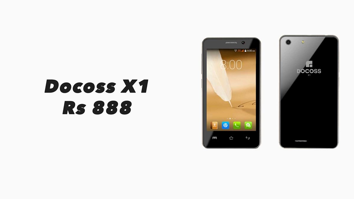 Docoss X1 is priced at Rs 888. (Photo Courtesy: Docoss)