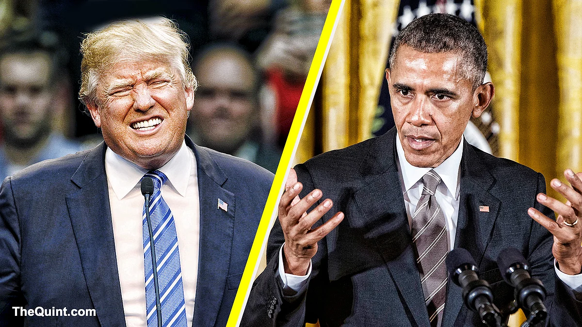 President Trump strongly reacted to comments made my former US President, Barack Obama, at the Democratic National Convention.