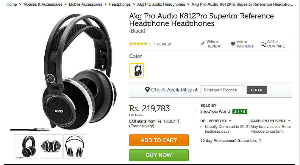 Price: Rs 219,783 (Photo: Flipkart)