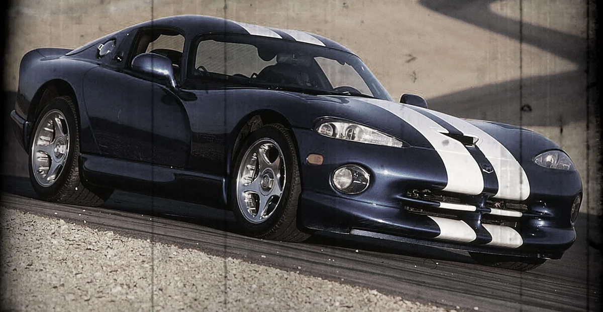 Dodge Viper GTS. (Photo altered by <b>The Quint</b>)