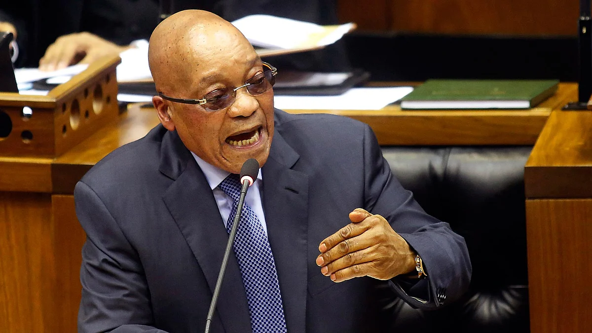 South African president Jacob Zuma.