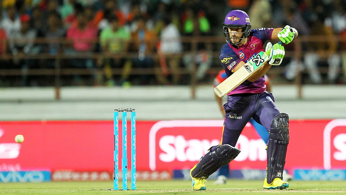 Faf Du Plessis scored 69 of 43 balls that included 5 fours and 4 sixes. He alongside Pieterson added 86 runs for the second wicket. (Photo: BCCI)