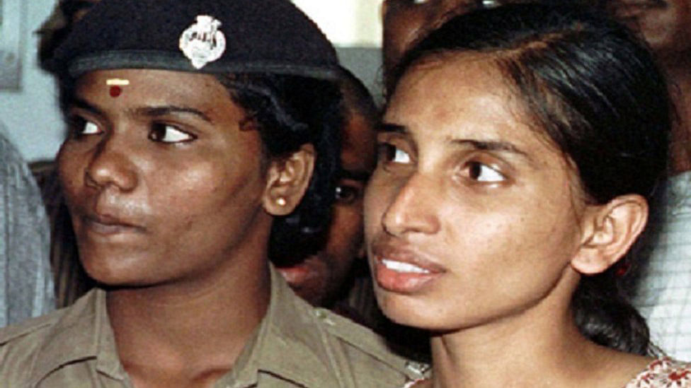 Nalini and her husband Murugan were convicted for the role they played in the assassination of Rajiv Gandhi. 