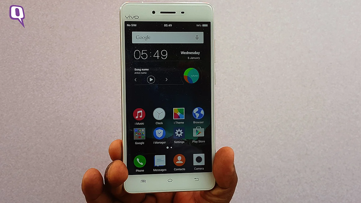 Vivo V3 is the 5-inch smartphone with a HD display. (Photo: <b>The Quint</b>)