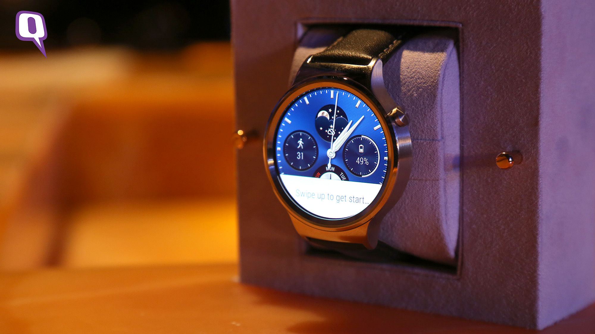 Huawei Watch is the Android Wear watch priced at Rs 22,900. (Photo: <b>The Quint</b>)