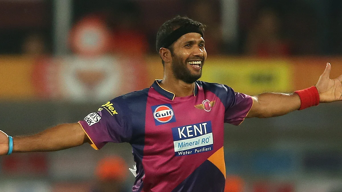 Ashok Dinda celebrates after taking a wicket. (Photo: BCCI)