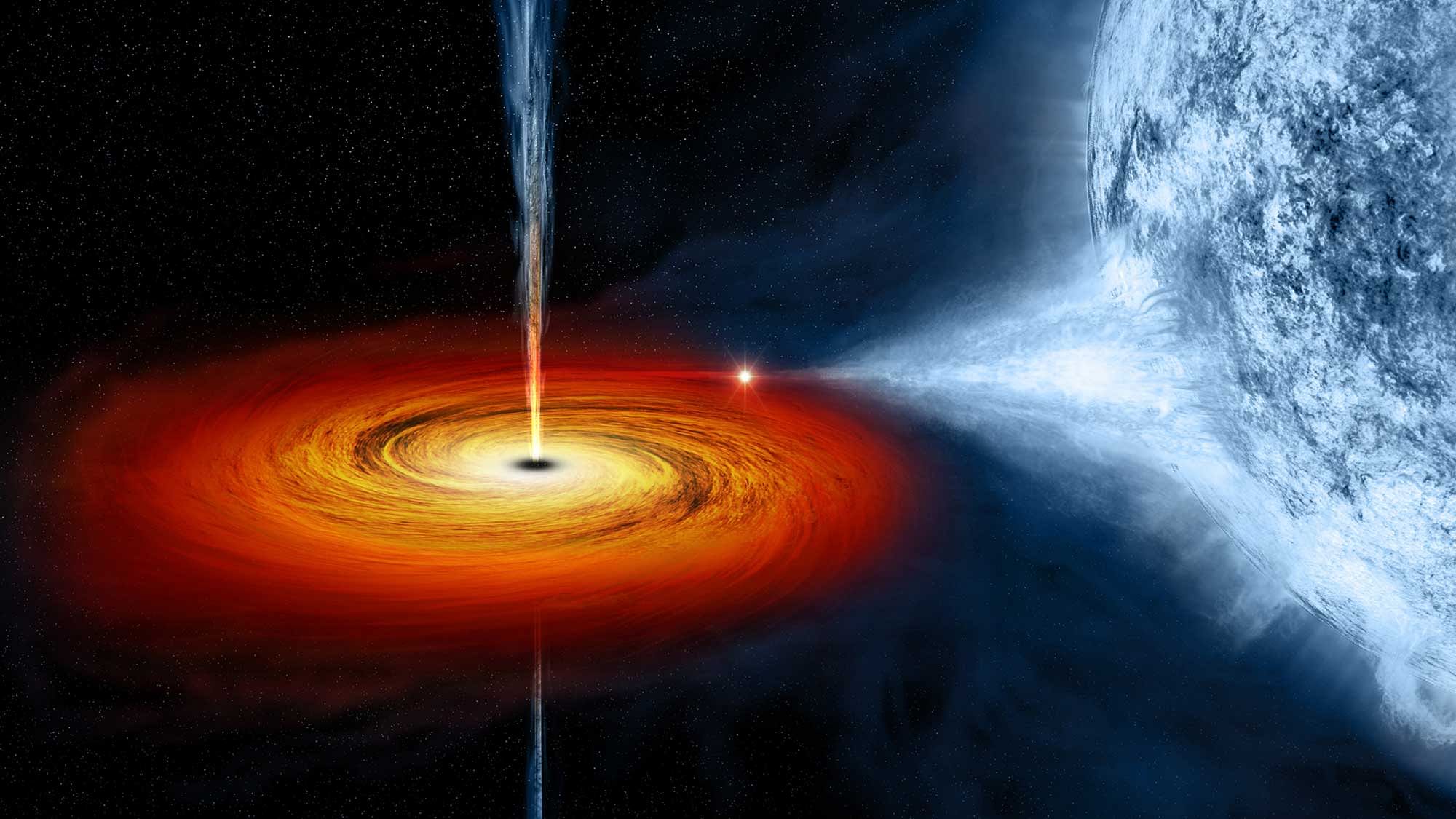 Big Black Hole. (Photo: <a href="http://www.nasa.gov/sites/default/files/cygx1_ill_0.jpg">NASA</a>)