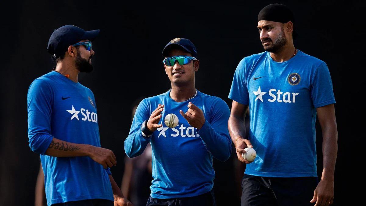 Harbhajan Singh has been busy doing errands for the team with no active role to play. (Photo: AP)