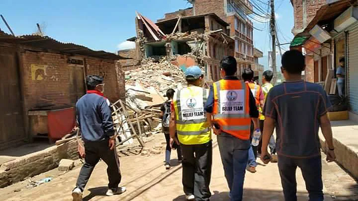 File photo of rescue work in Nepal. (Photo courtesy: Shivani Chemjong/ <b>The Quint</b>)