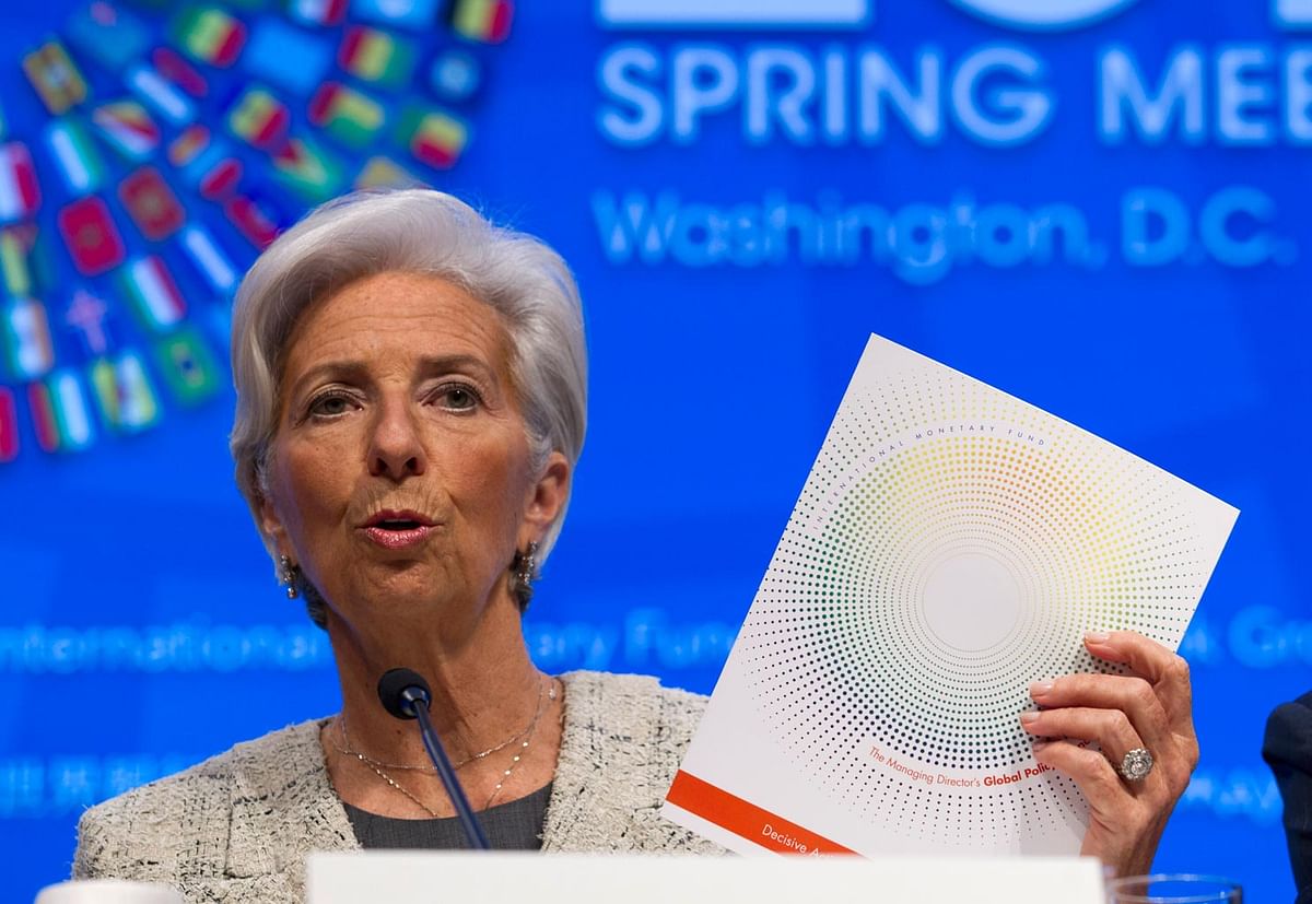 The IMF is urging countries to cooperate with each other and invest in public infrastructure to stave off recession.