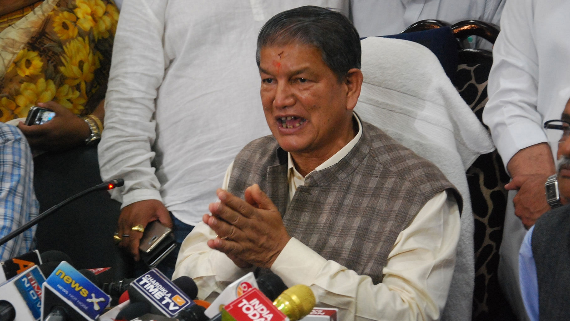 Reinstated Uttarakhand Chief Minister Harish Rawat has appealed to the Centre to cooperate and look ahead for the sake of the state’s future. (File photo: IANS)