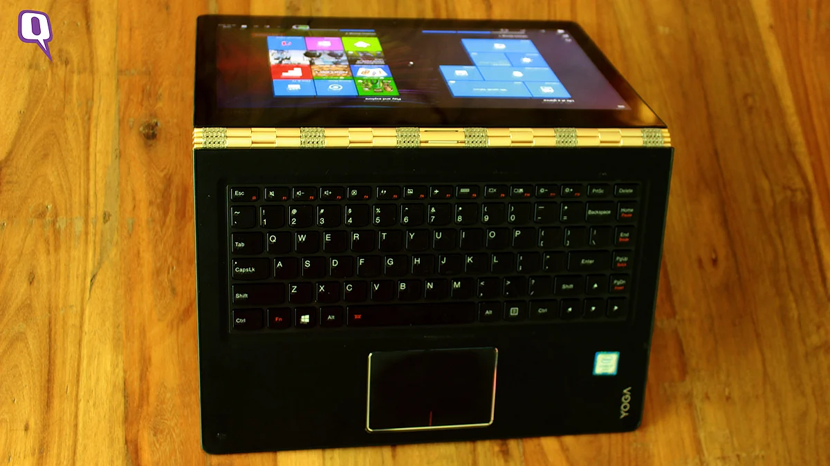 Lenovo Yoga goes the mile and all angles. (Photo: <b>The Quint</b>)