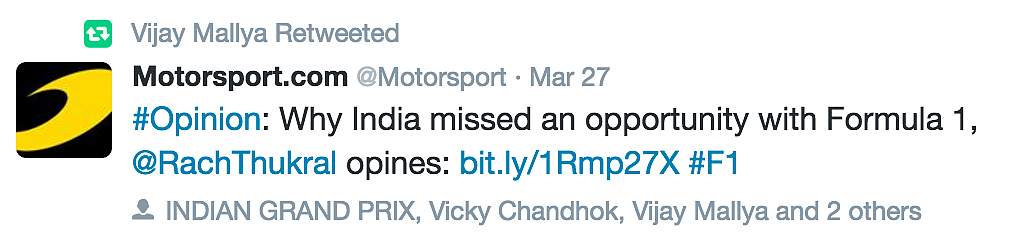 There Seems to Be No Trouble in Vijay Mallya’s Twitter-Paradise