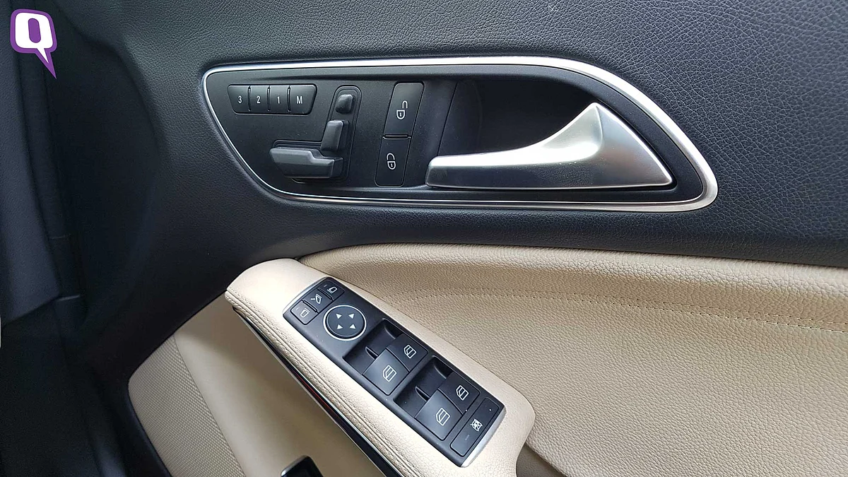 Mercedes-Benz CLA200 has memory seats for both the front and back occupants of the car. (Photo: <b>The Quint</b>)