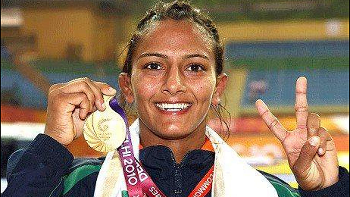 Geeta became the first Indian woman to win a gold in the 55 kg freestyle category at the 2010 Commonwealth Games.