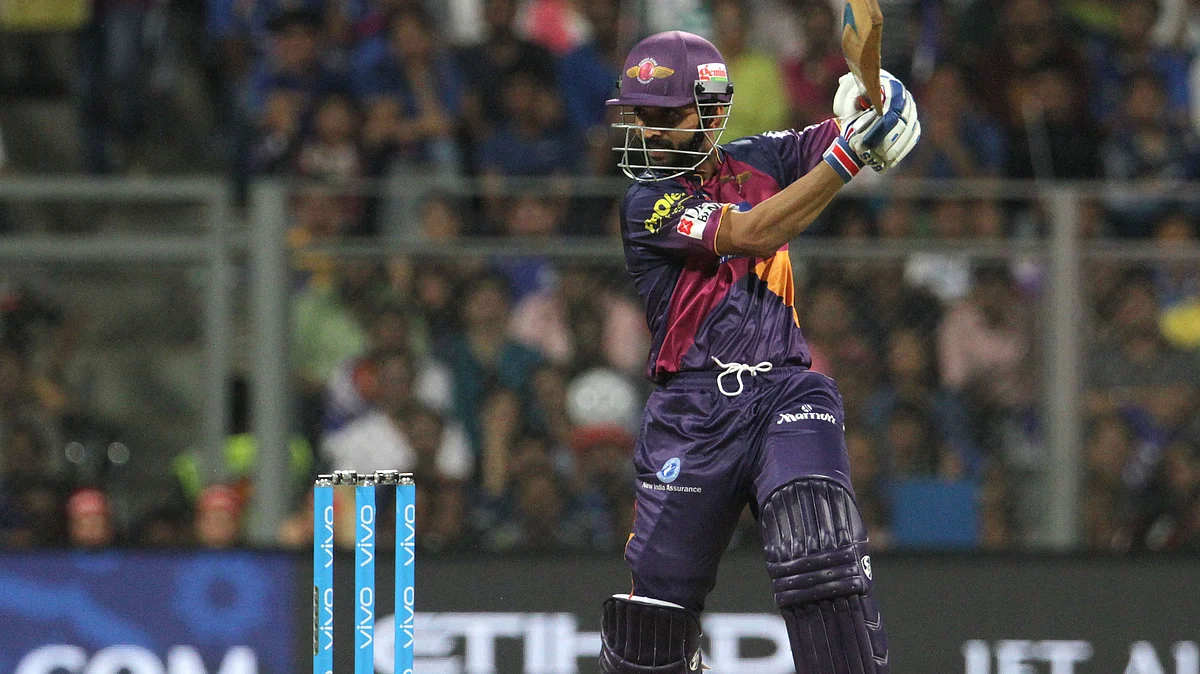 Ajinkya Rahane anchored the RPS chase with a quickfire 54 of 39 balls (Photo: BCCI)