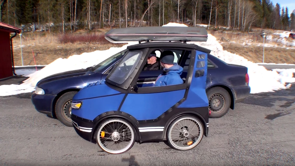 This Bicycle-Car May Be Small, But It’s  Enough to Blow Your Mind