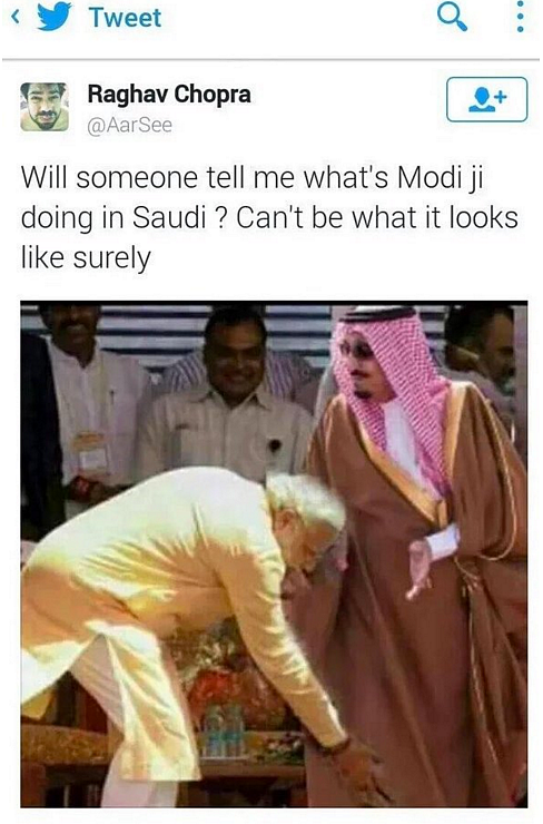 Screengrab of the contentious tweet. (Photo Courtesy: <a href="https://twitter.com/MaheishGirri/status/716632920614502400?ref_src=twsrc%5Etfw">Twitter/@MaheishGirri</a>)