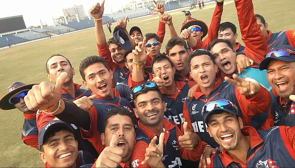 Nepal’s under-19 team finished 8th at this year’s under-19 World Cup in Bangladesh. (Photo: Twitter)