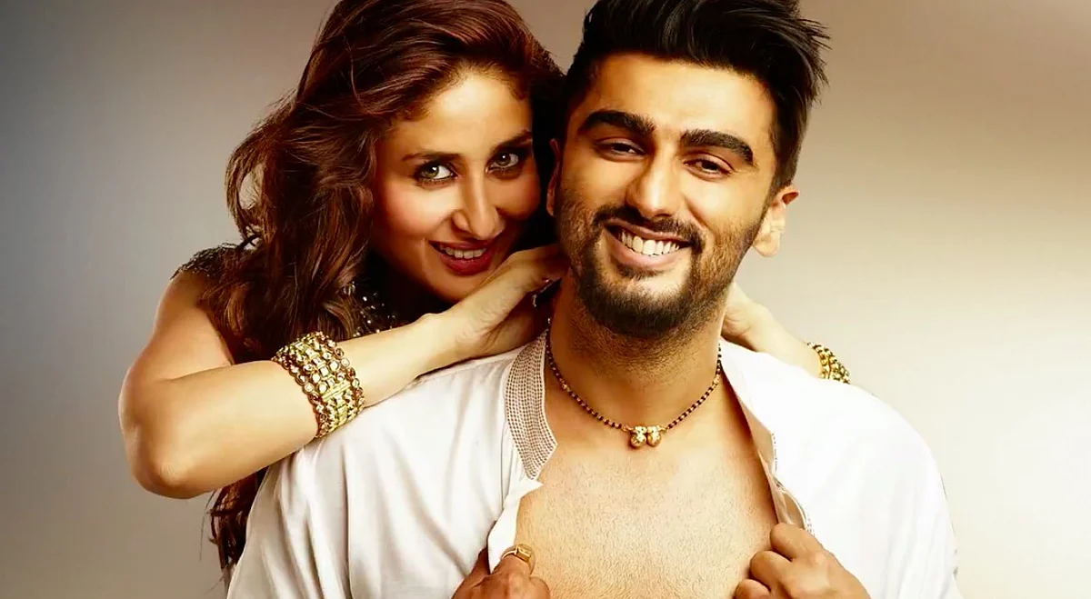Kareena Kapoor and Arjun Kapoor in a promotional still from <i>Ki & Ka</i>