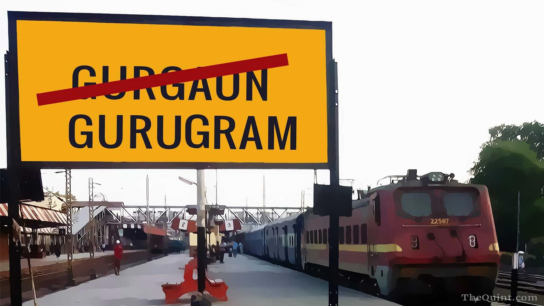 Gurgaon will now be called Gurugram, and Twitter loves it. (Photo: <b>The Quint</b>)