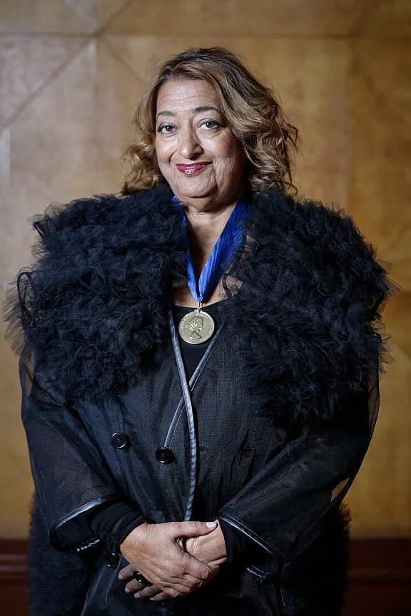 The with her RIBA gold medal. (Photo Courtesy: Twitter/<a href="https://twitter.com/RIBA">@RIBA</a>)