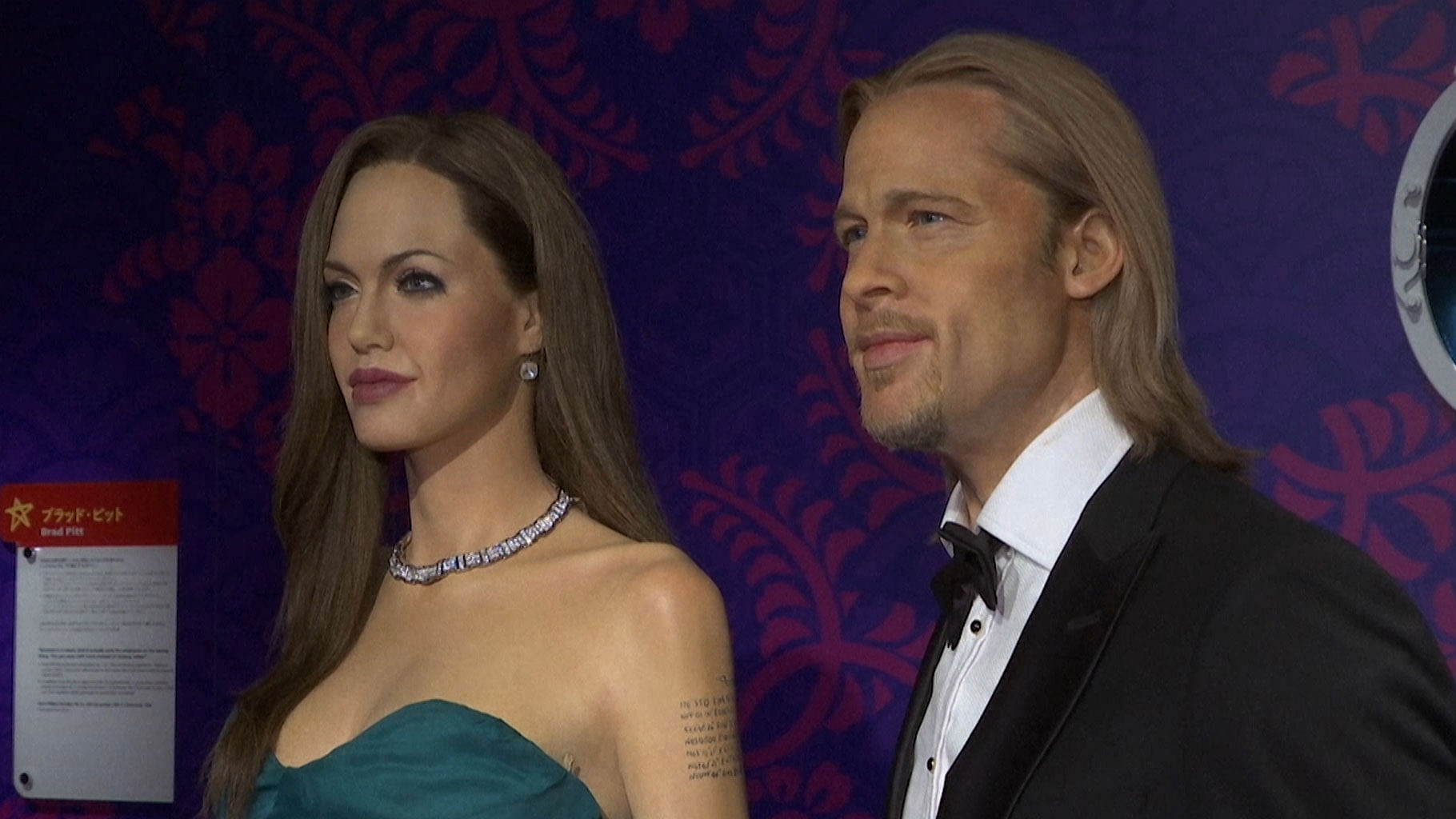 

You can dance with Brad Pitt or Angelina Jolie at Tokyo’s Madame Tussauds. (Photo: AP)