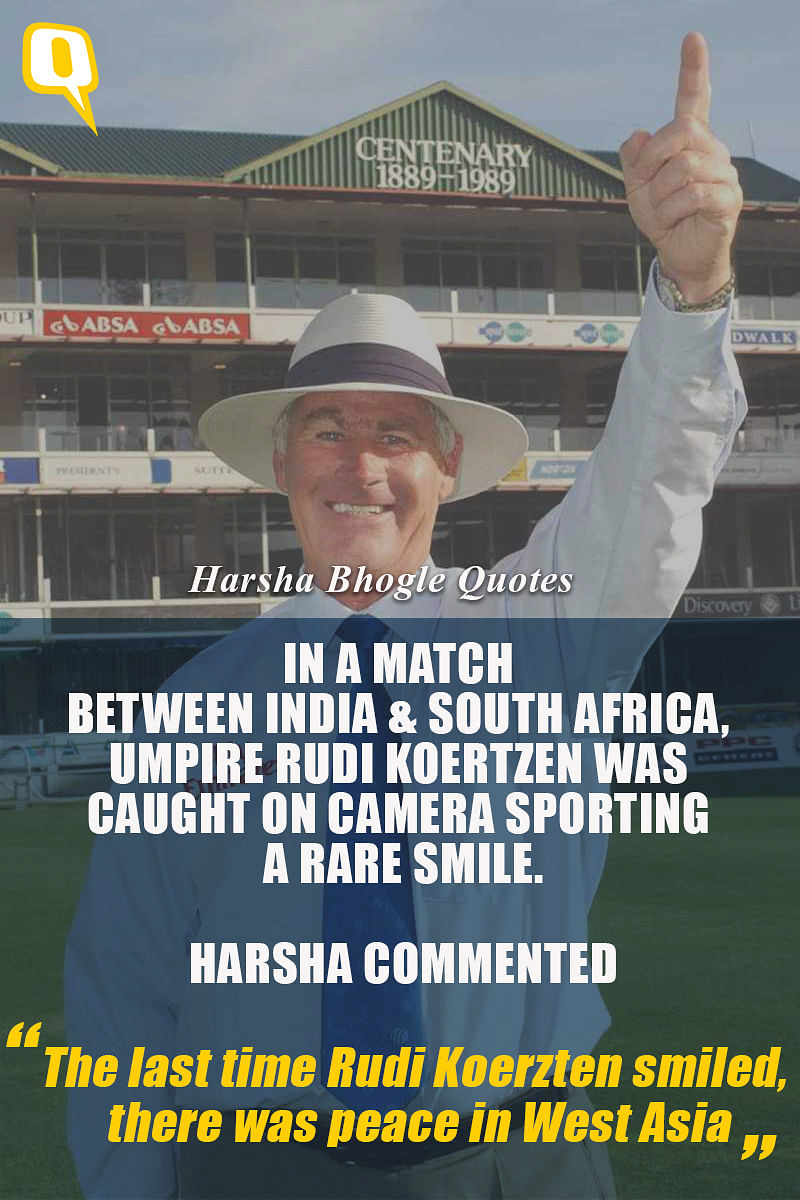 Here’s a look at at Harsha Bhogle’s top seven quotes on his 57th birthday.