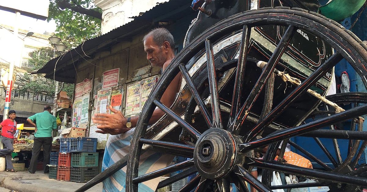 Waheed Reksha Wala The Politics and Pride of Kolkata’s Body-powered Rickshaw-wala