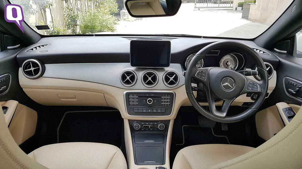 Mercedes-Benz CLA200 has a warm and welcoming cabin with attention to detail on the equipment inside. (Photo: <b>The Quint</b>)