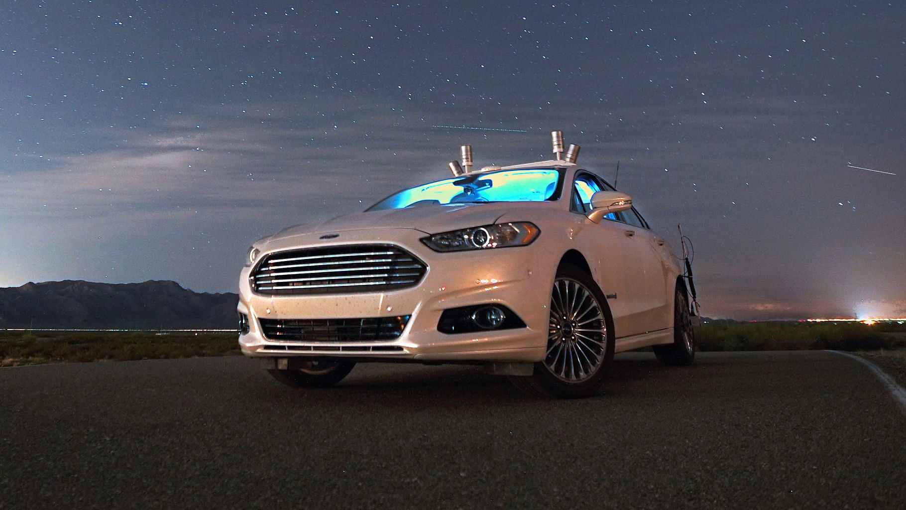

Ford’s autonomous driving vehicle. (Photo Courtesy: <a href="https://media.ford.com/content/fordmedia/fna/us/en/multimedia.html">Ford</a>)
