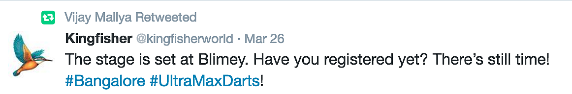 There Seems to Be No Trouble in Vijay Mallya’s Twitter-Paradise