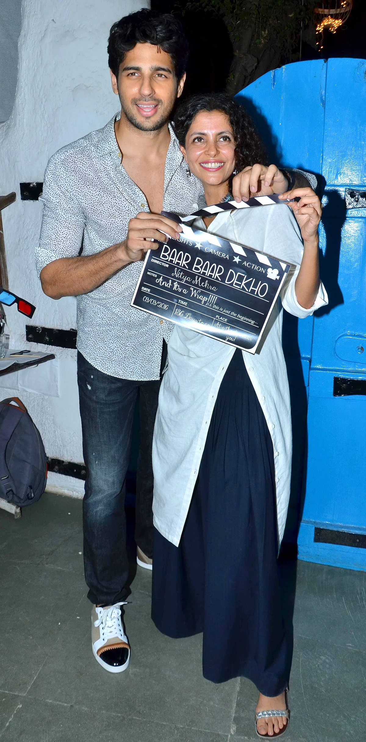 Sid with director Nitya Mehra (Photo: Yogen Shah)