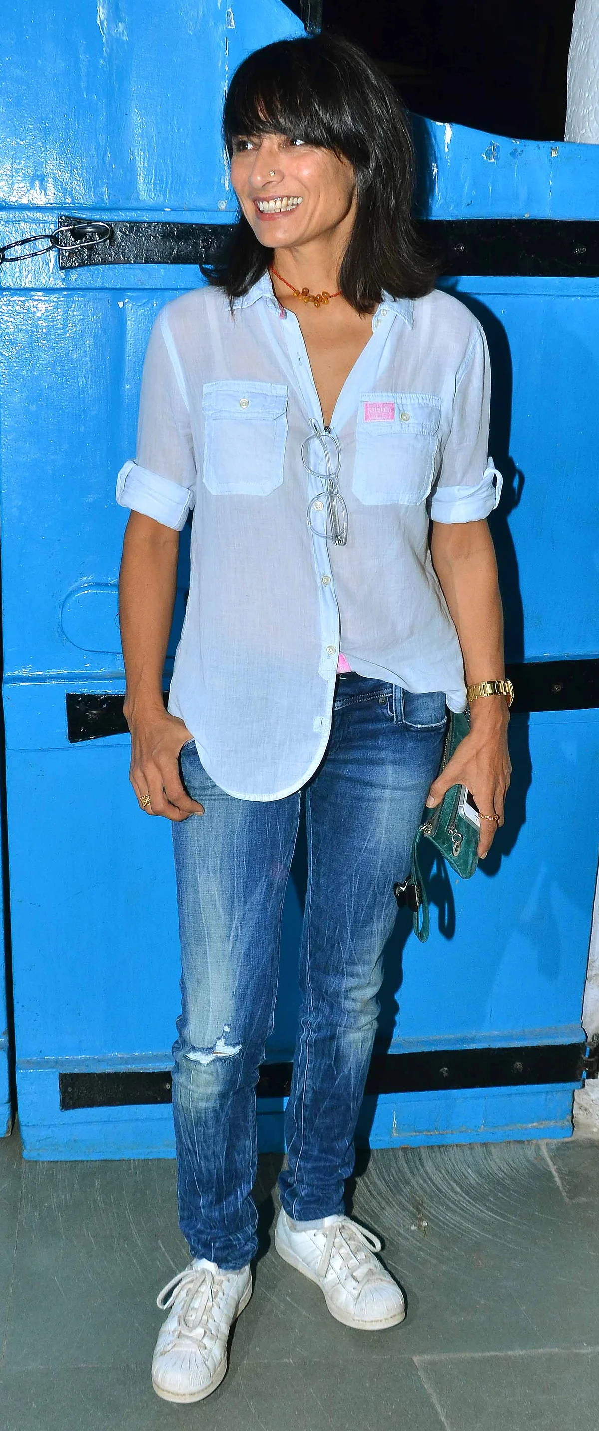 Farhan Akhtar’s ex-wife Adhuna was also present at the party (Photo: Yogen Shah)