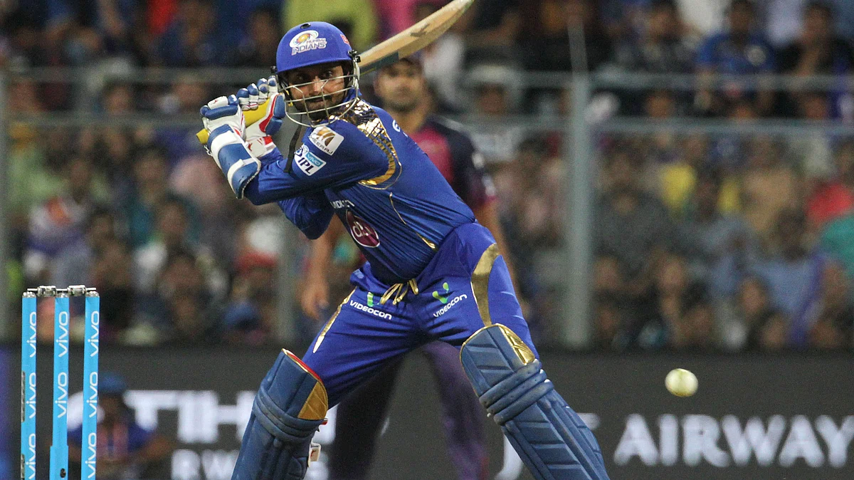 Harbhajan Singh, 45 (30) top scored for MI (Photo: BCCI)