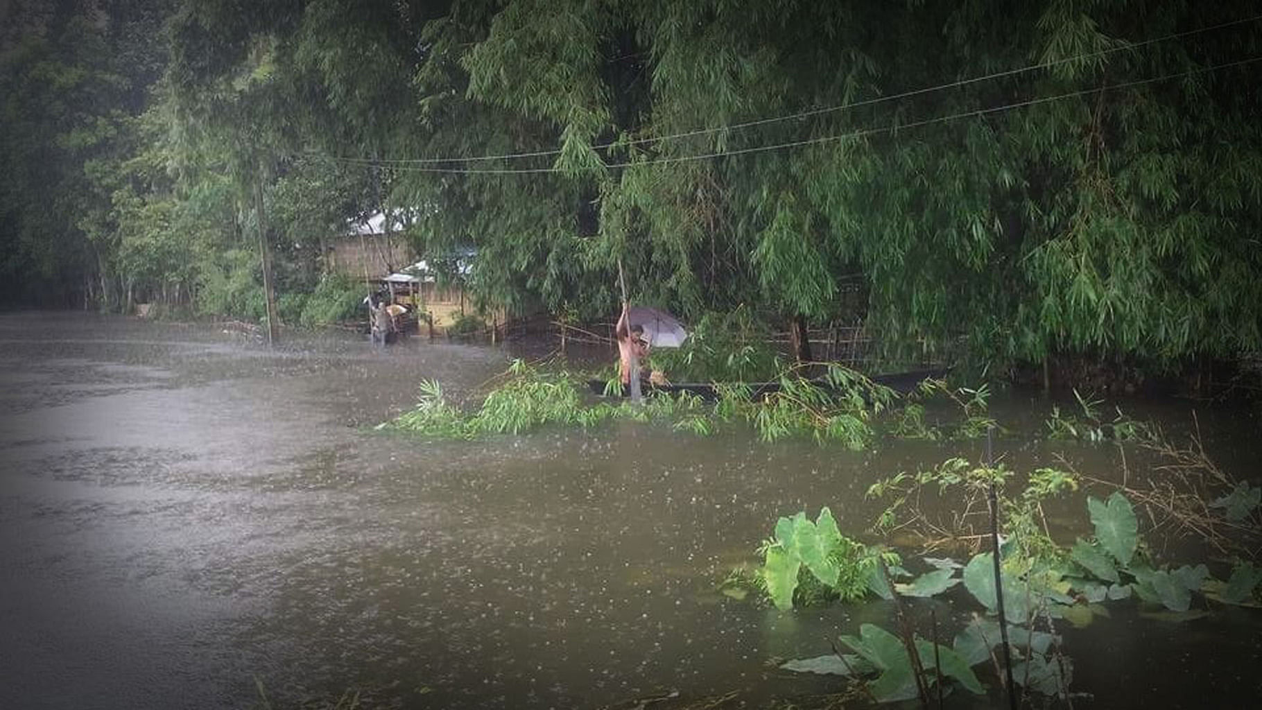 People across four districts of assam have been affected in the first wave of flooding. (Photo: The Quint)