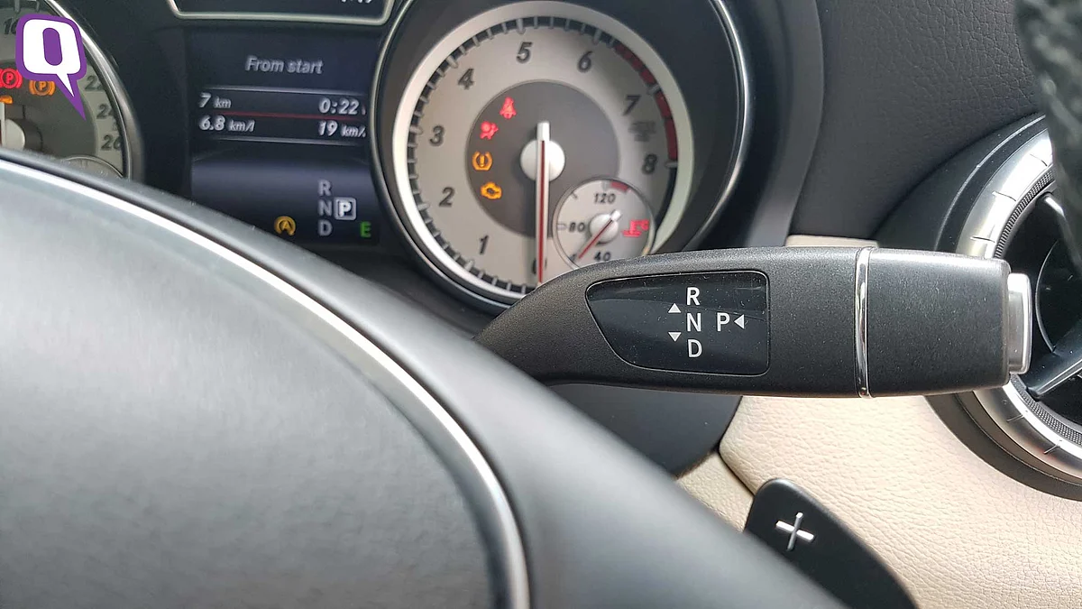 The 7-speed automatic transmission is effortless on the Mercedes-Benz CLA200. (Photo: <b>The Quint</b>)