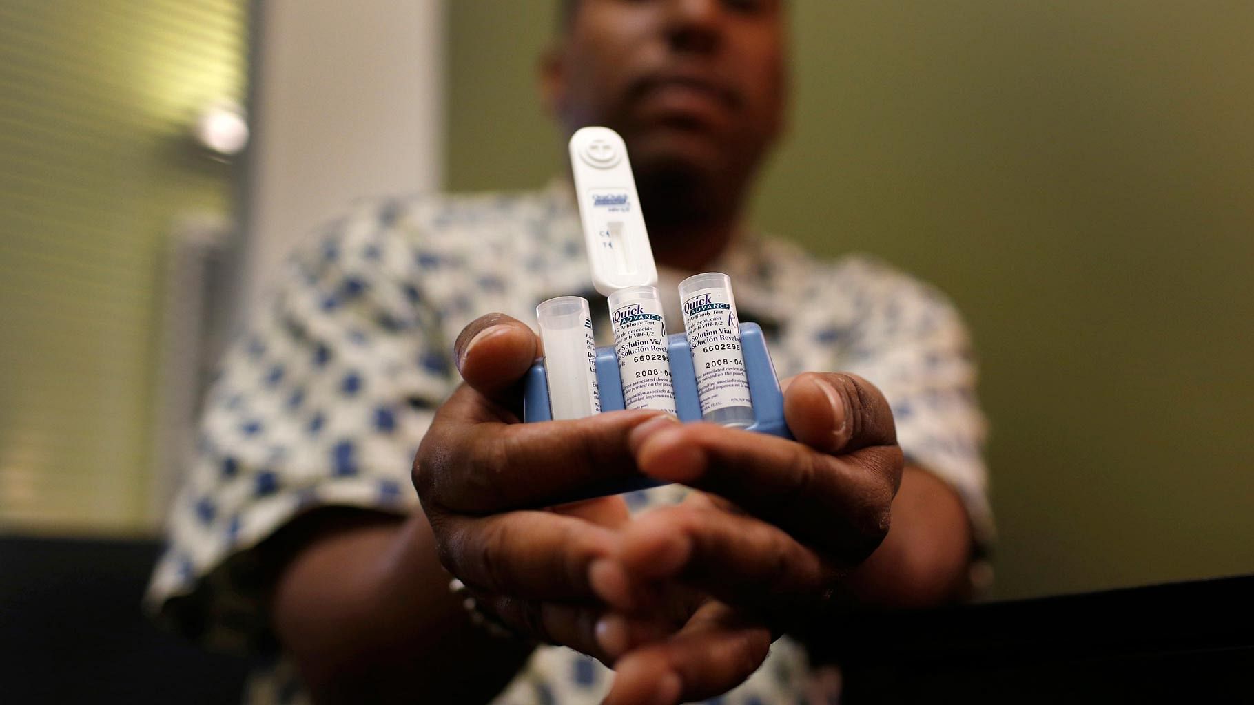 File photo of a HIV antibody test kit. (Photo: Reuters)