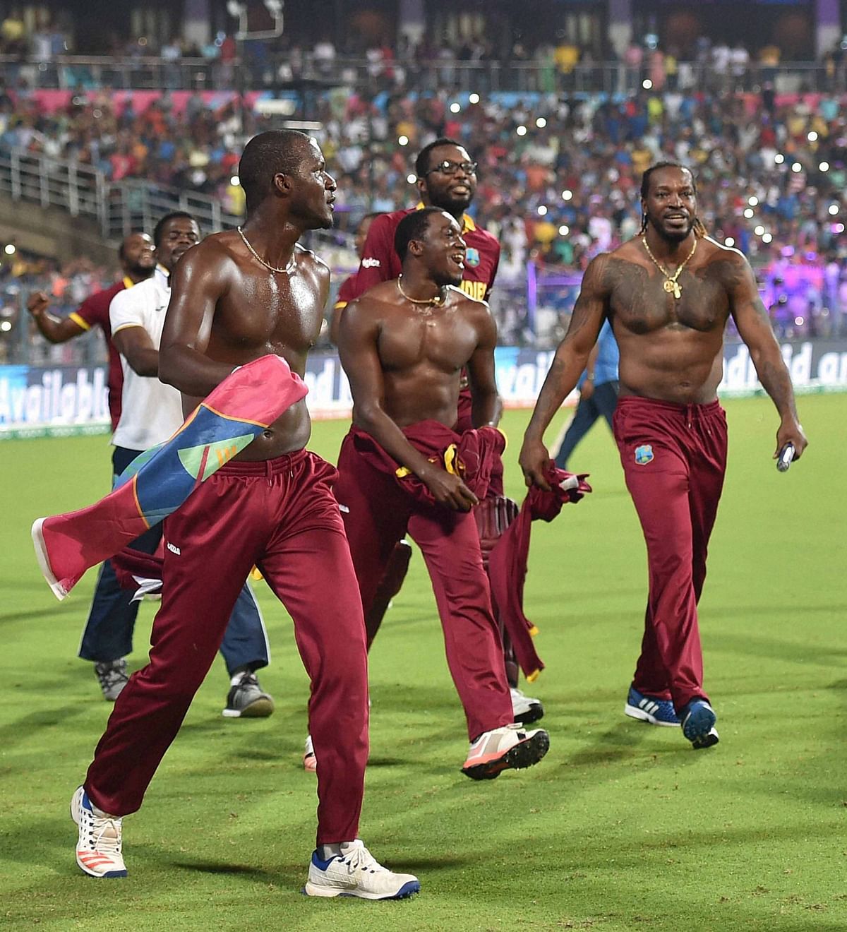 ‘We did not even have our jerseys before the tournament,’ said WI skipper Sammy.