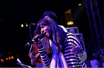 Shilpa Rao performing at the finale. (Photo: Spriha Srivastava)