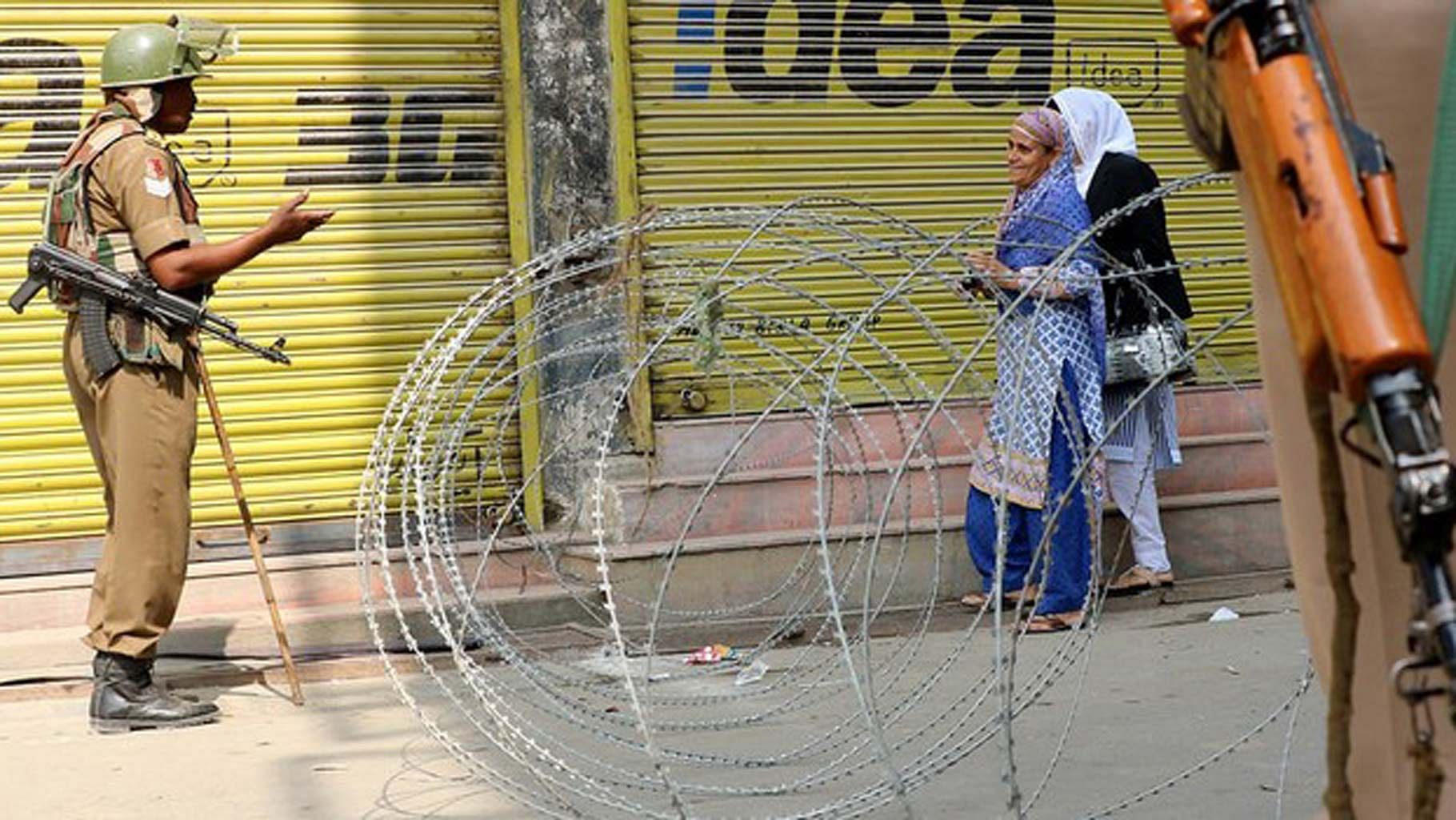 Security personnel have enforced a curfew in Jammu following violent protests in the aftermath of the Pulwama attack.
