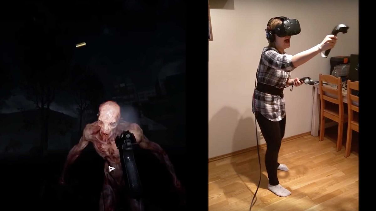 What Happens When You Play a Horror Game in  Virtual Reality