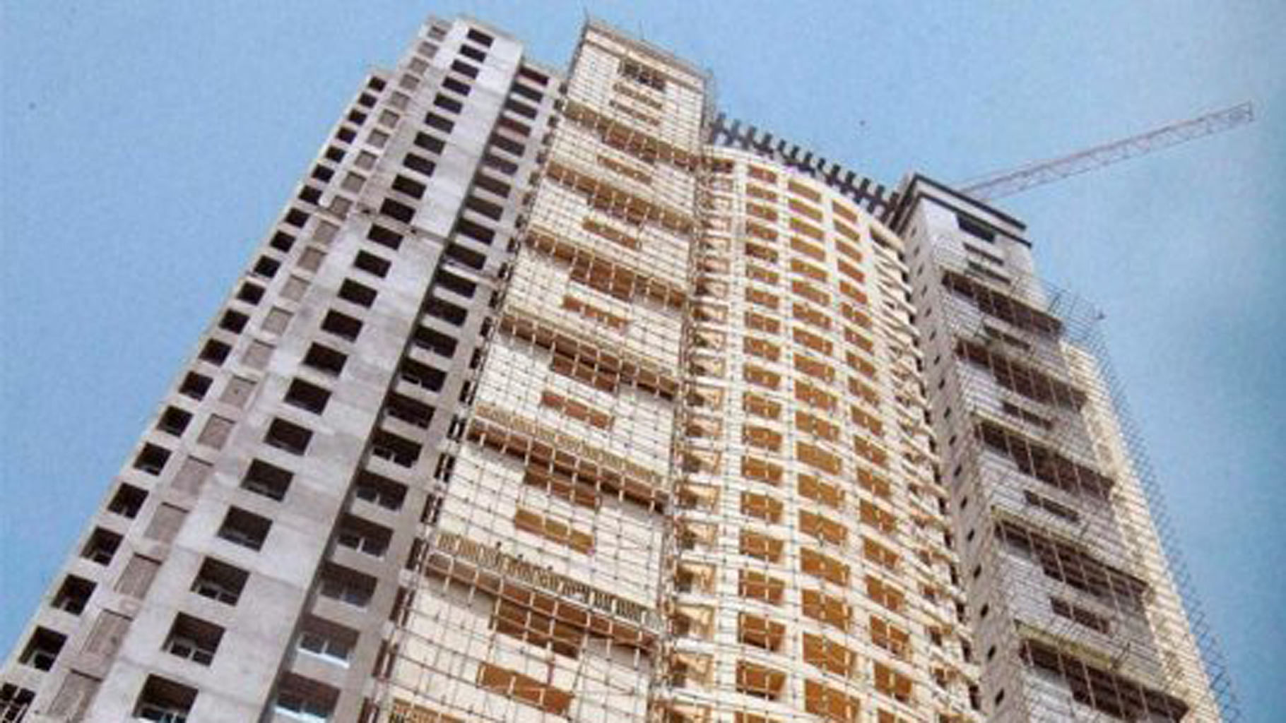 A still of building in the controversial  Adarsh Society. (PTI)